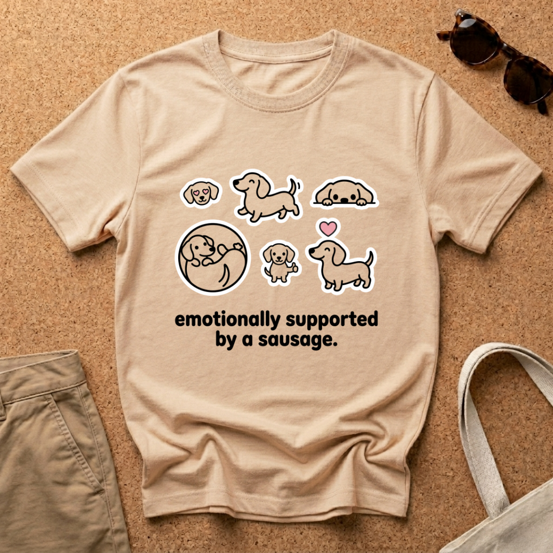 Dachshund Stickers T-Shirt