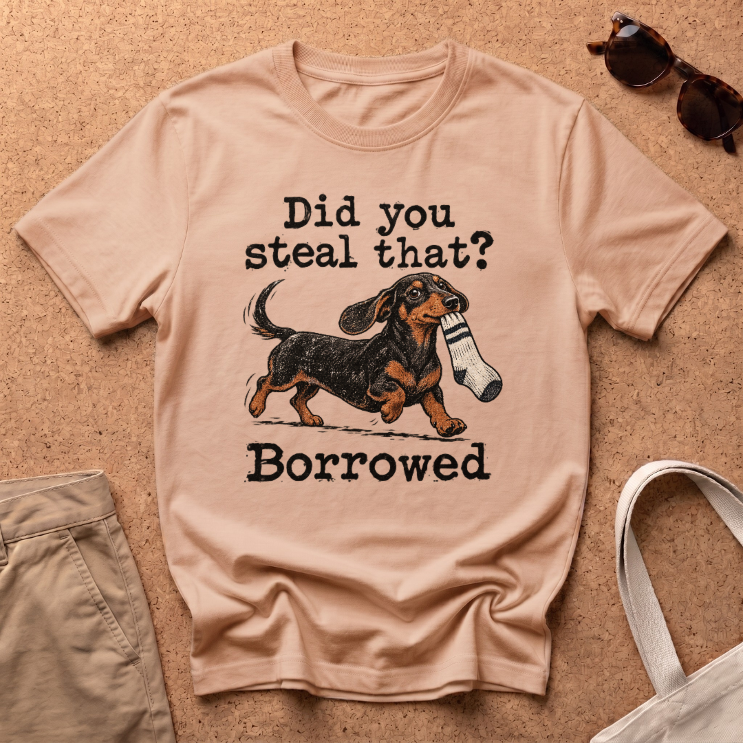 Steal Or Borrowed T-Shirt - Natural