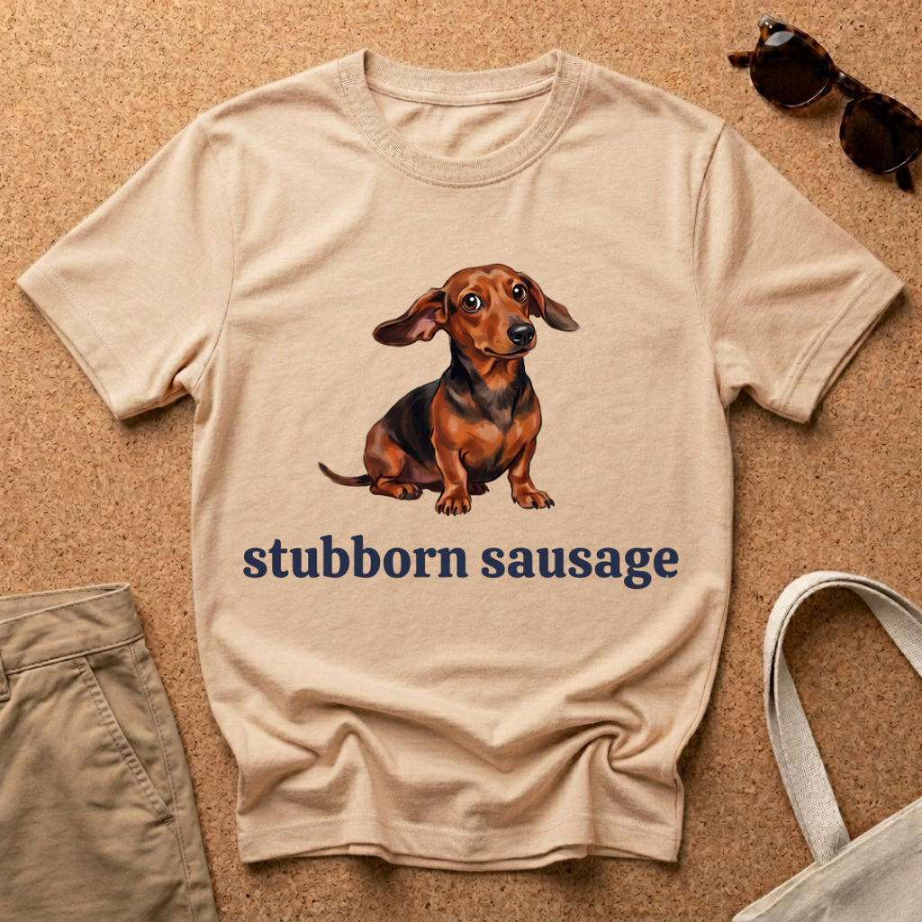 Stubborn Sausage Cute T-Shirt