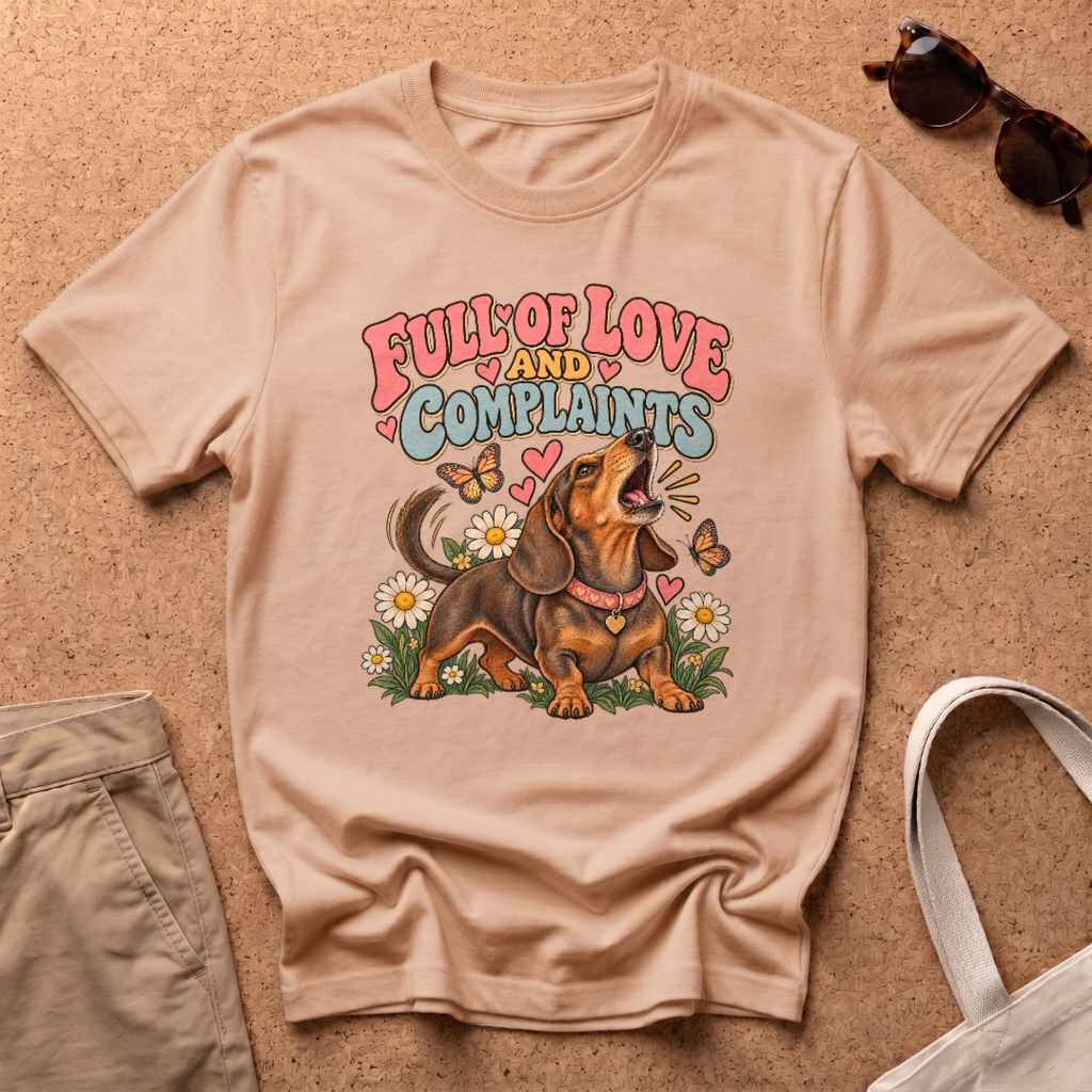 Full Of Love T-Shirt - Natural