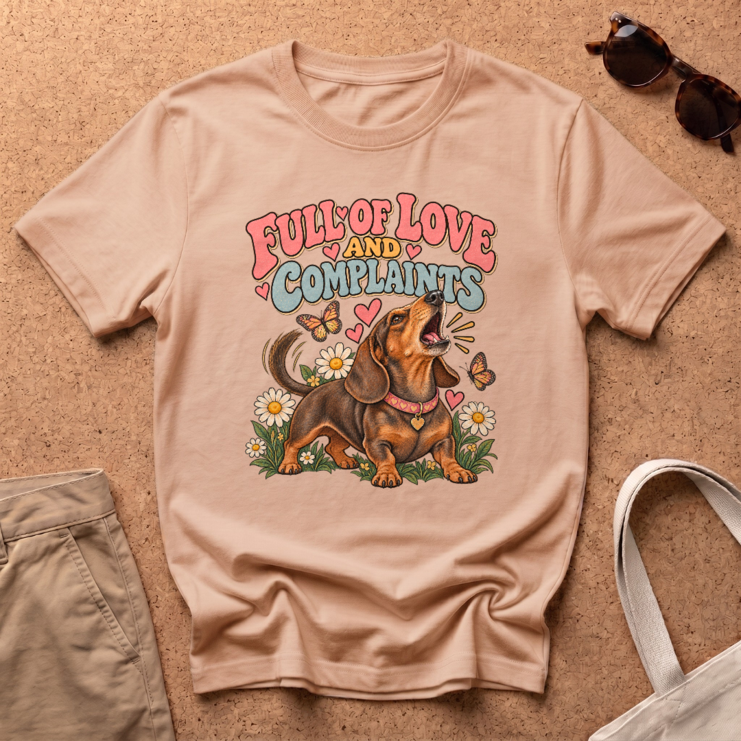 Full Of Love T-Shirt - Natural