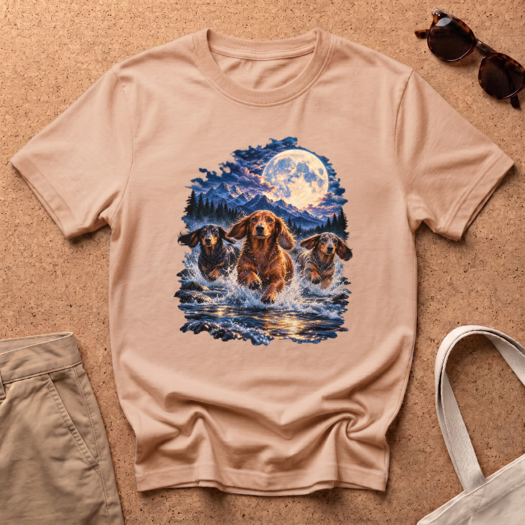 Moonlit River T-Shirt - Natural
