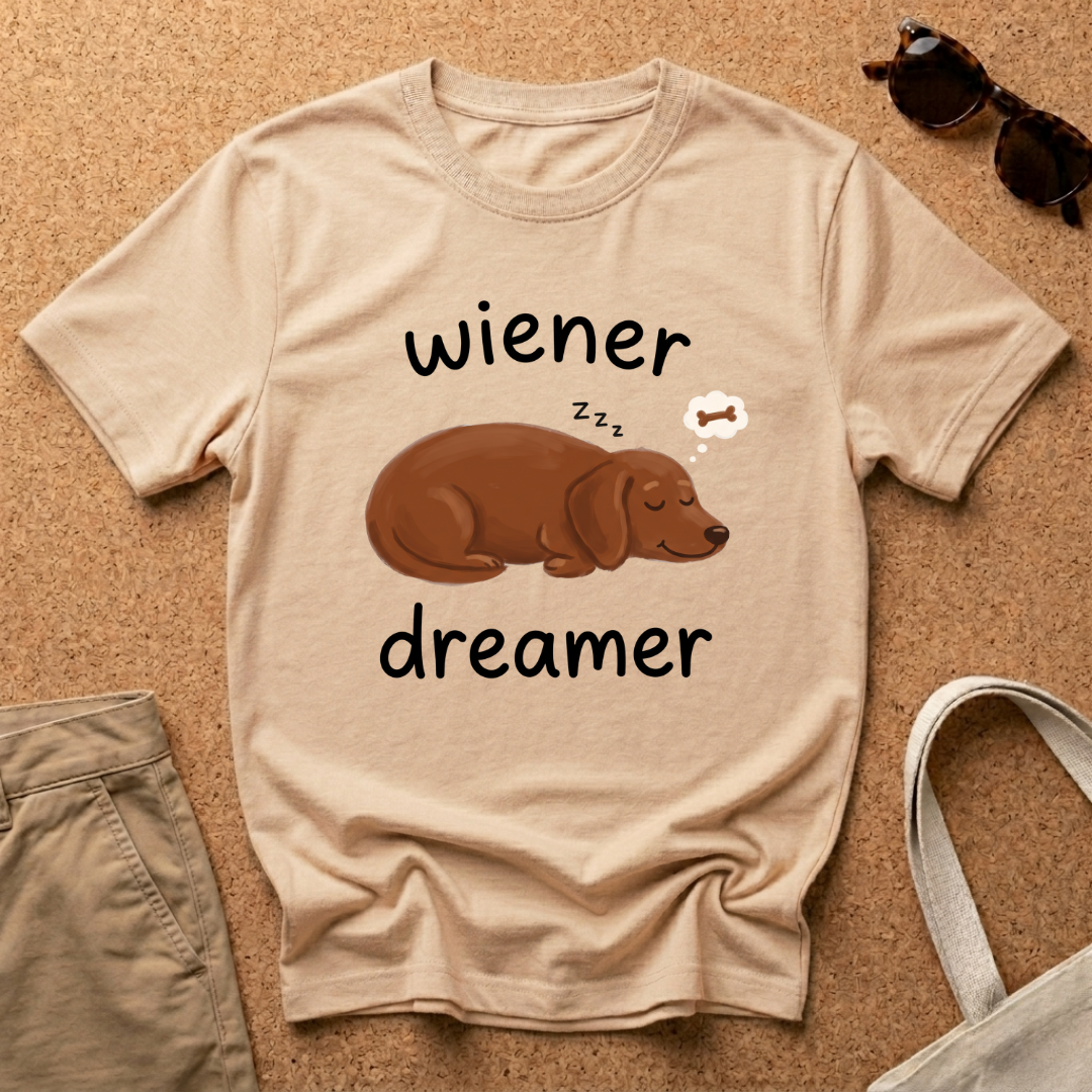 Wiener Dreamer Cartoon T-Shirt