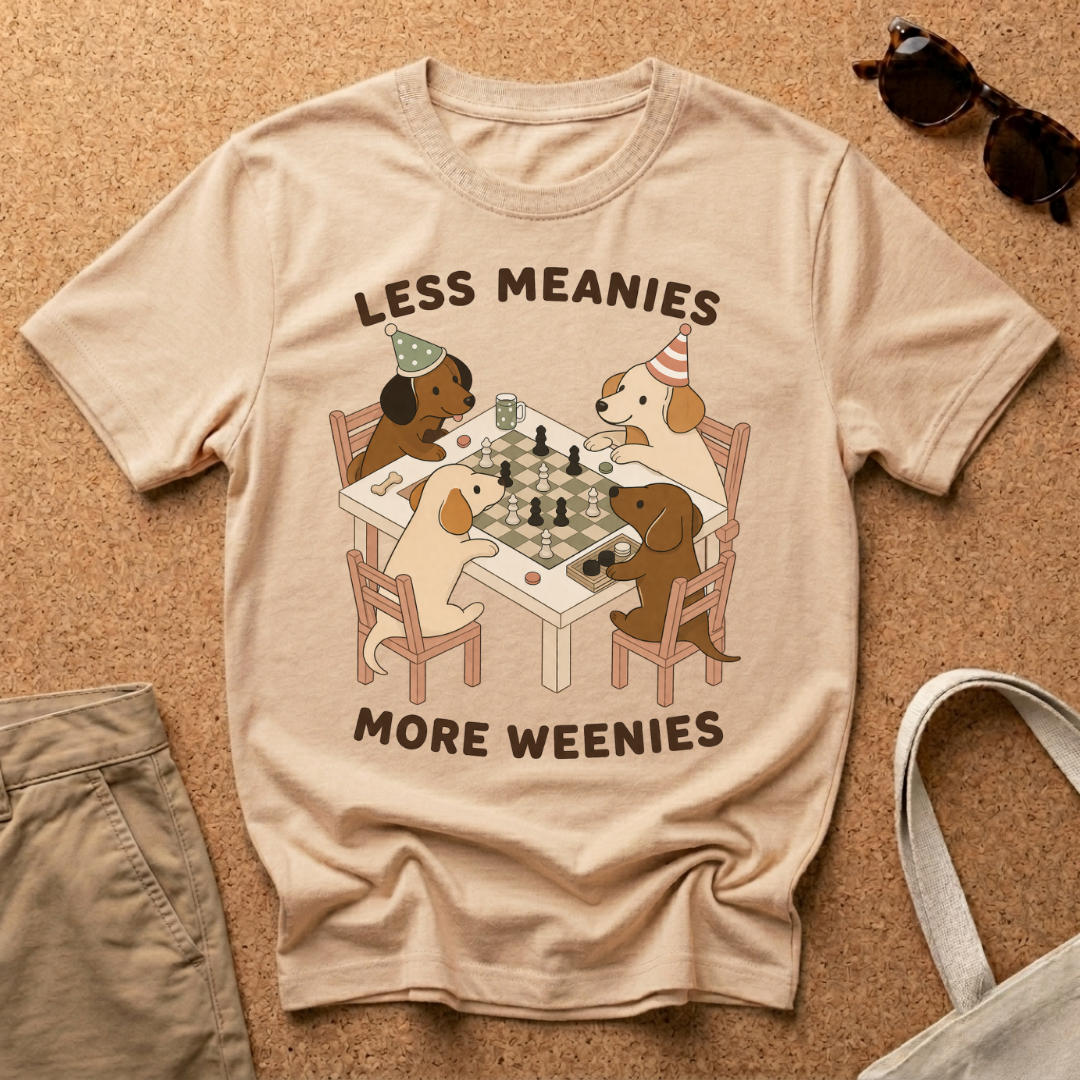 Less Meanies More Weenies T-Shirt