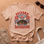 Home Dachshund T-Shirt - Natural