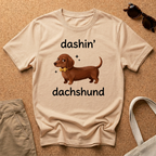 Dashin Dachshund Windy T-Shirt