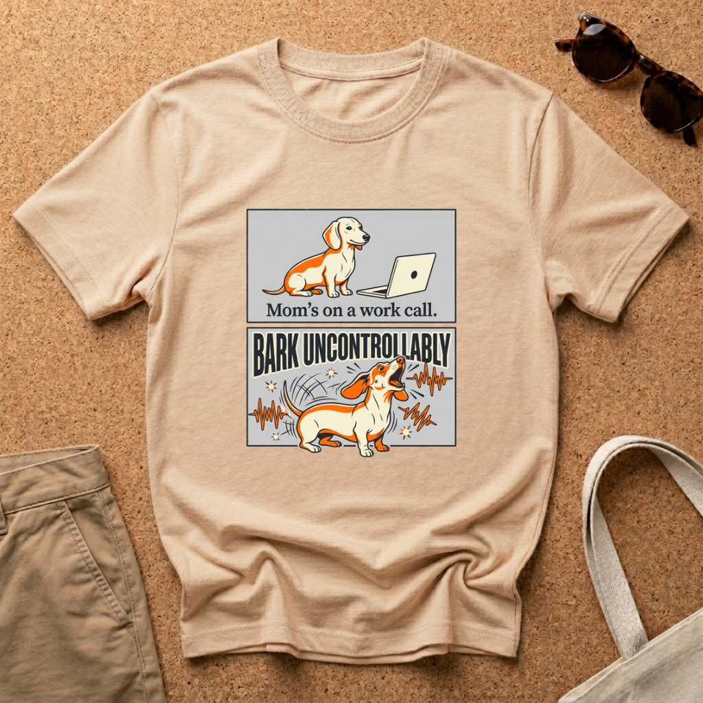 Work Call Comic Strip T-Shirt