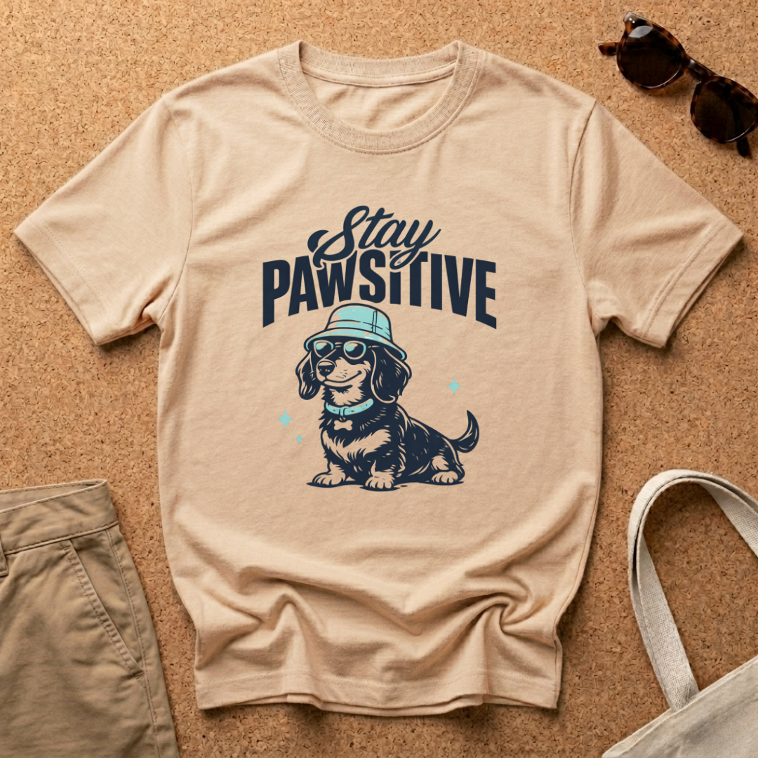 Stay Pawsitive T-Shirt