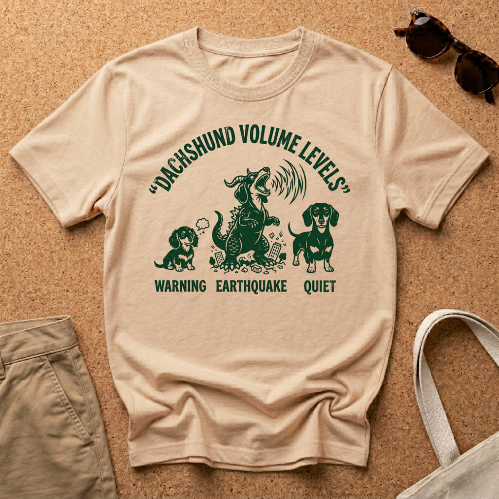 Dachshund Earthquake T-Shirt