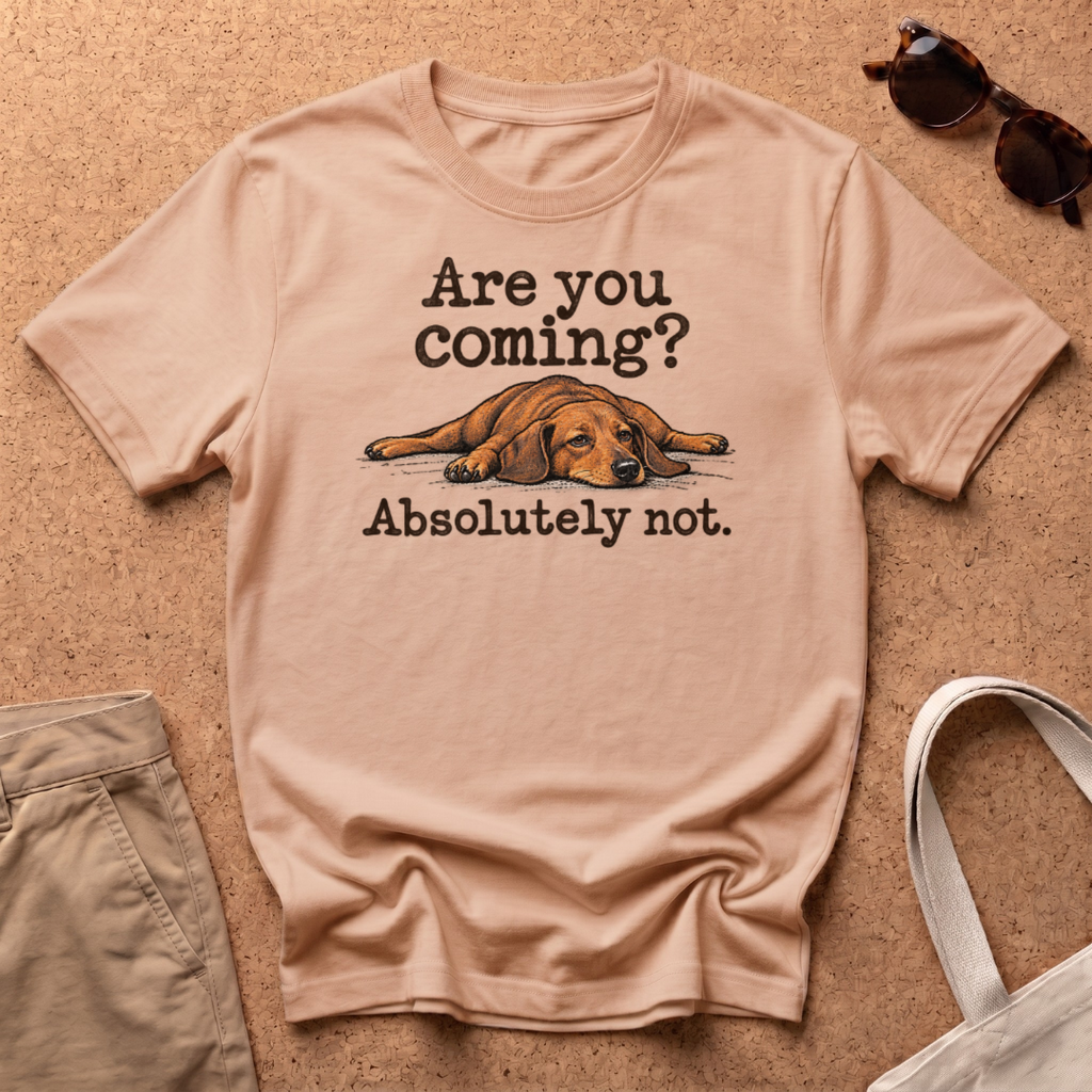 Are You Coming T-Shirt - Natural
