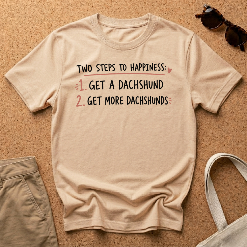 Two Steps to Happiness T-Shirt