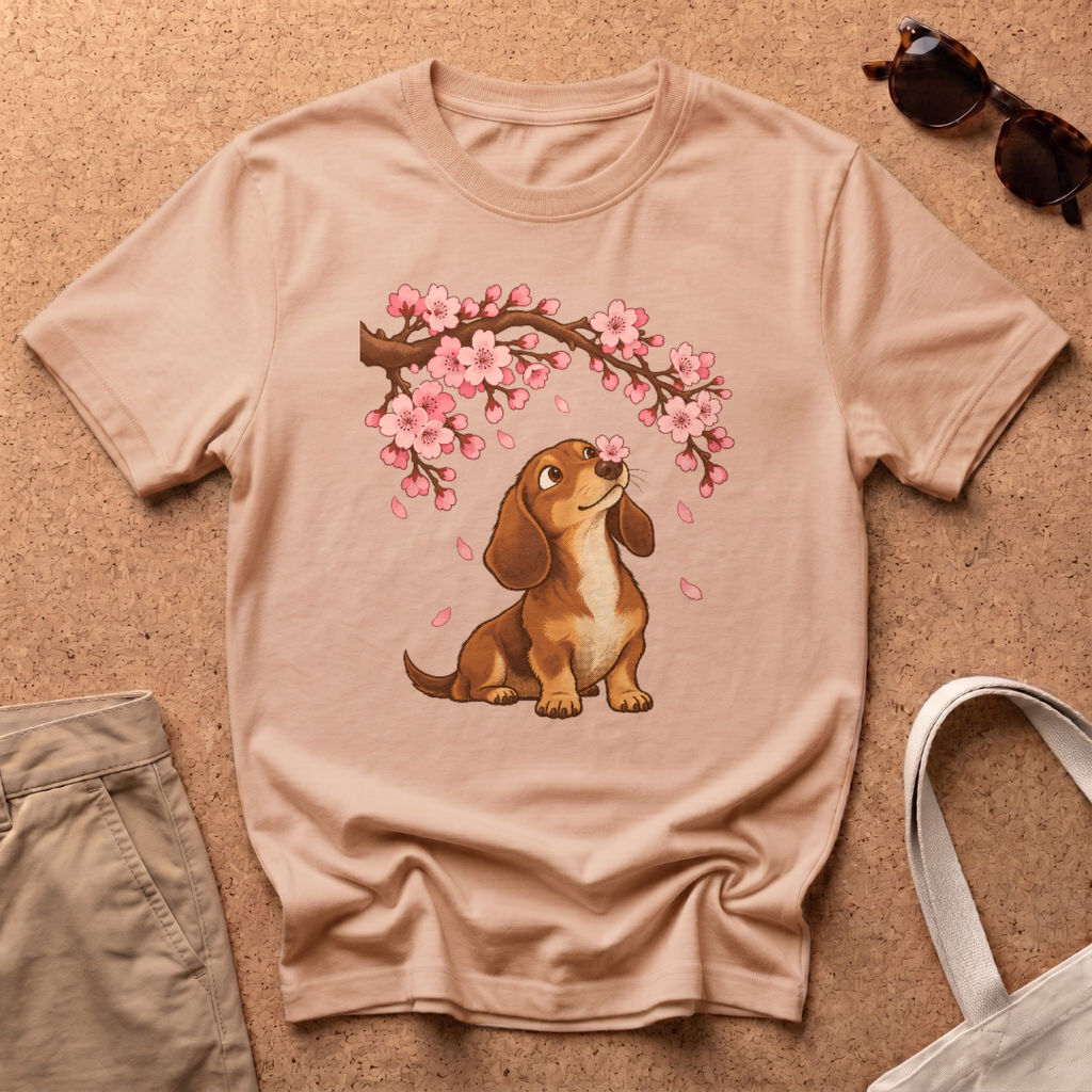 Cherry Blossoms T-Shirt - Natural
