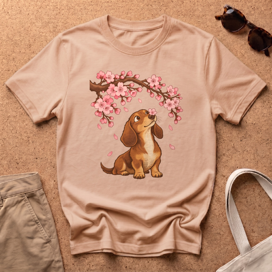 Cherry Blossoms T-Shirt - Natural
