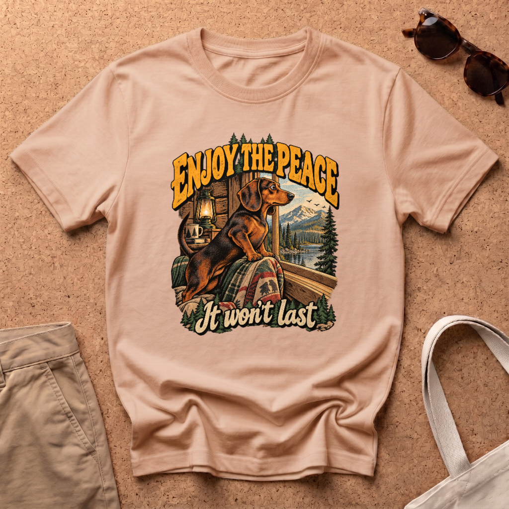 Enjoy The Peace T-Shirt - Natural