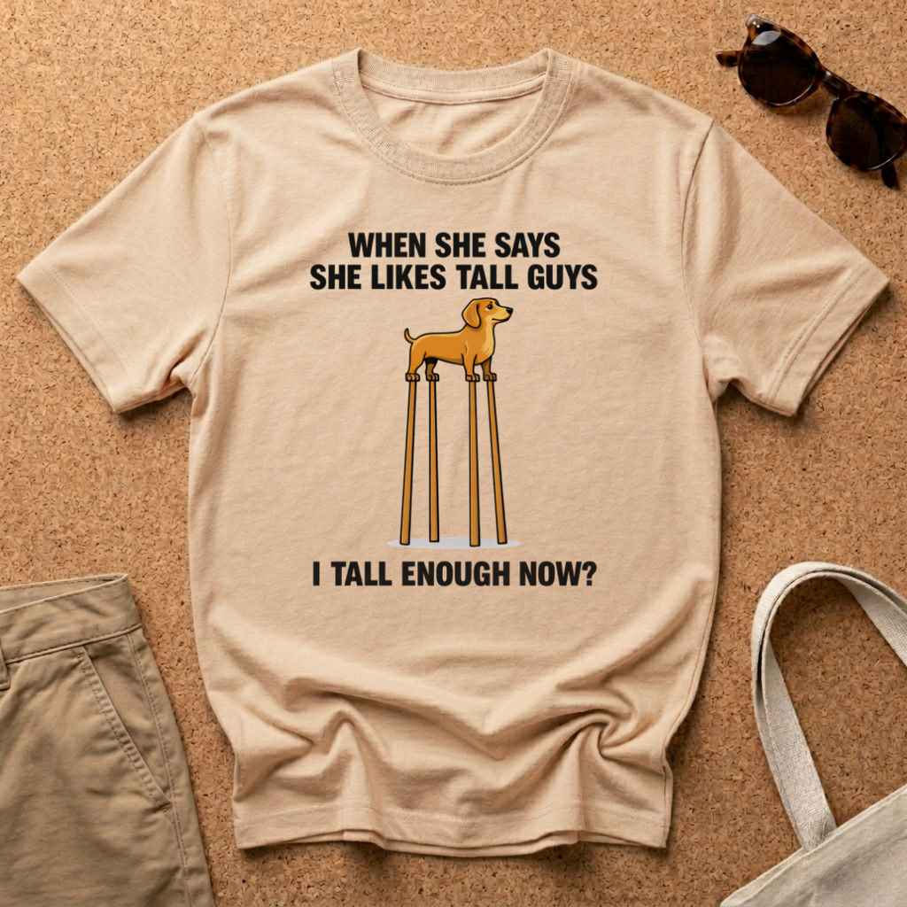 When She Likes Tall Guys T-Shirt