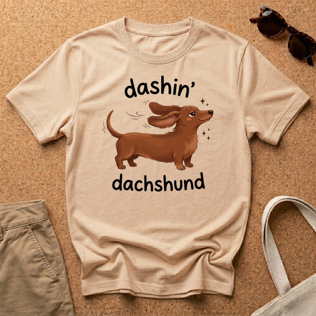 Dashin Dachshund T-Shirt