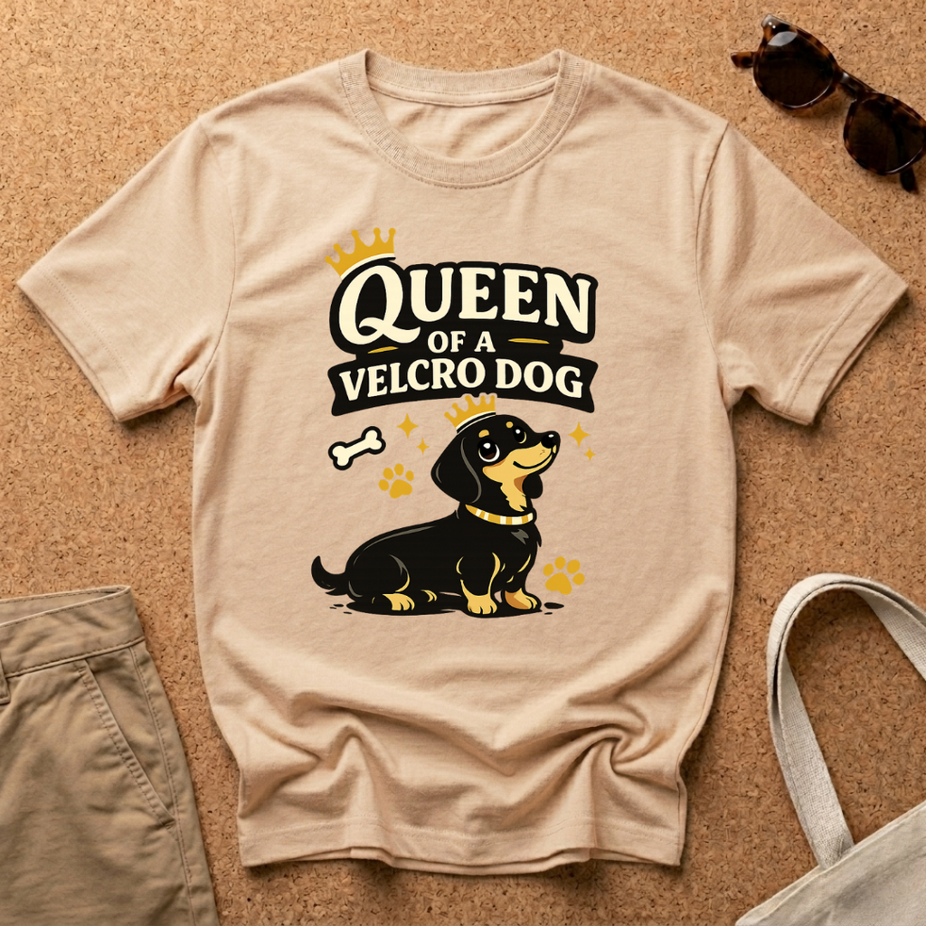 Queen of a Velcro Dog T-Shirt