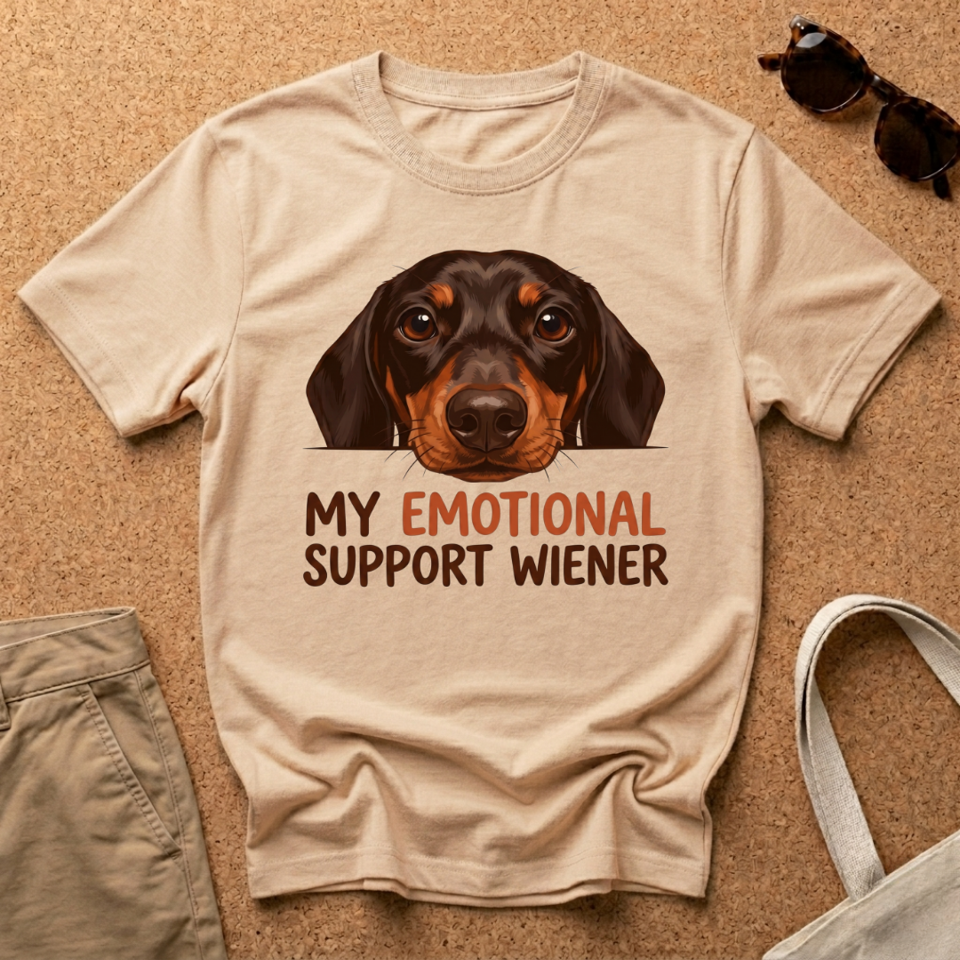 Emotional Support Wiener T-Shirt