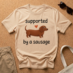 Supported Sausage Heart T-Shirt