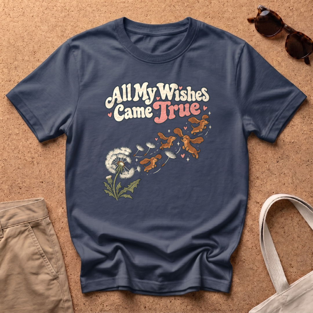 All My Wishes T-Shirt - Navy