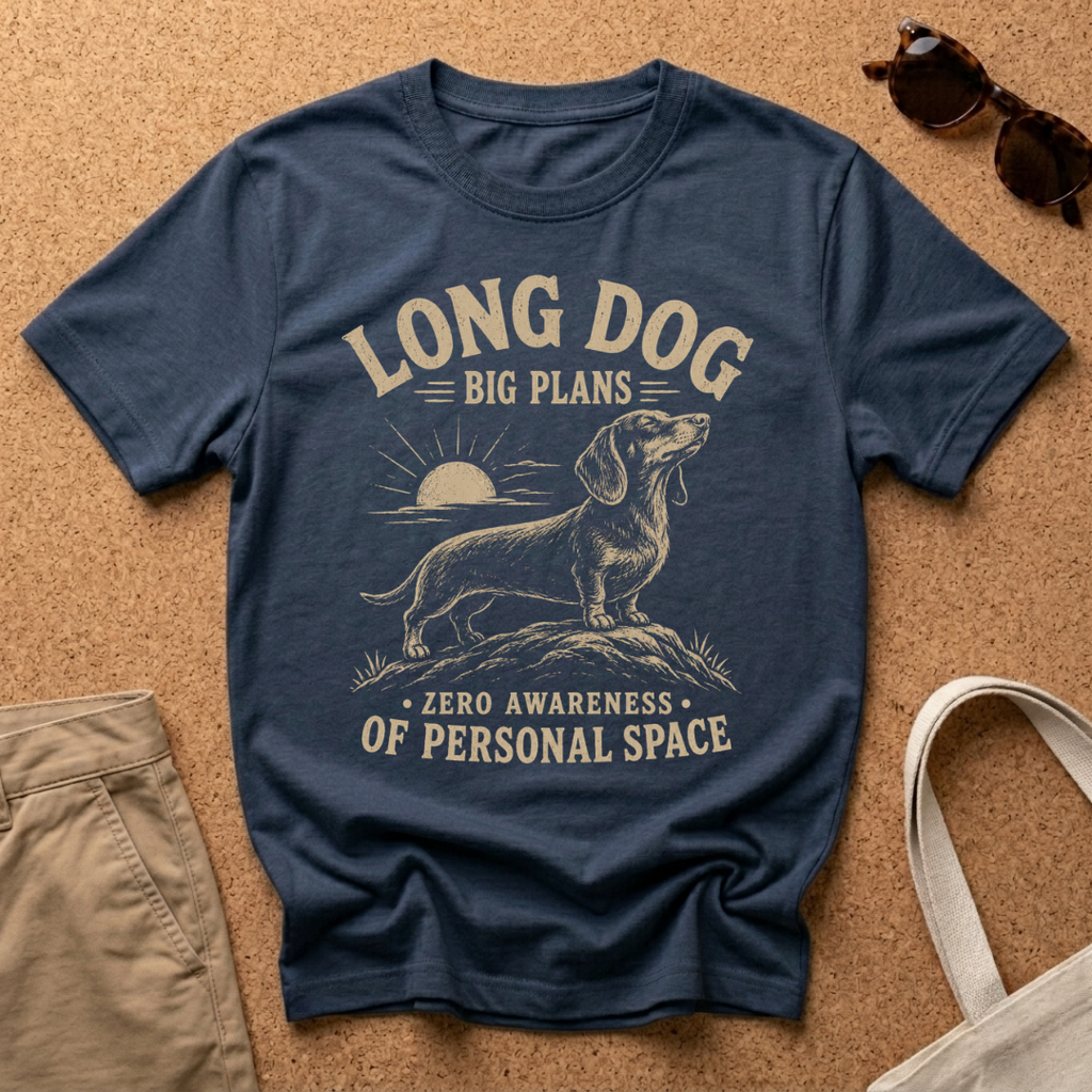 Long Dog Big Plans T-Shirt