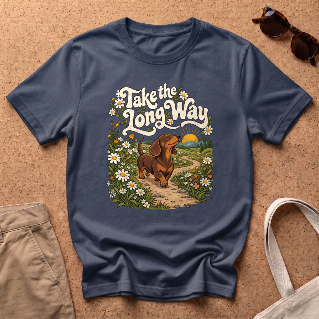 The Long Way T-Shirt - Navy