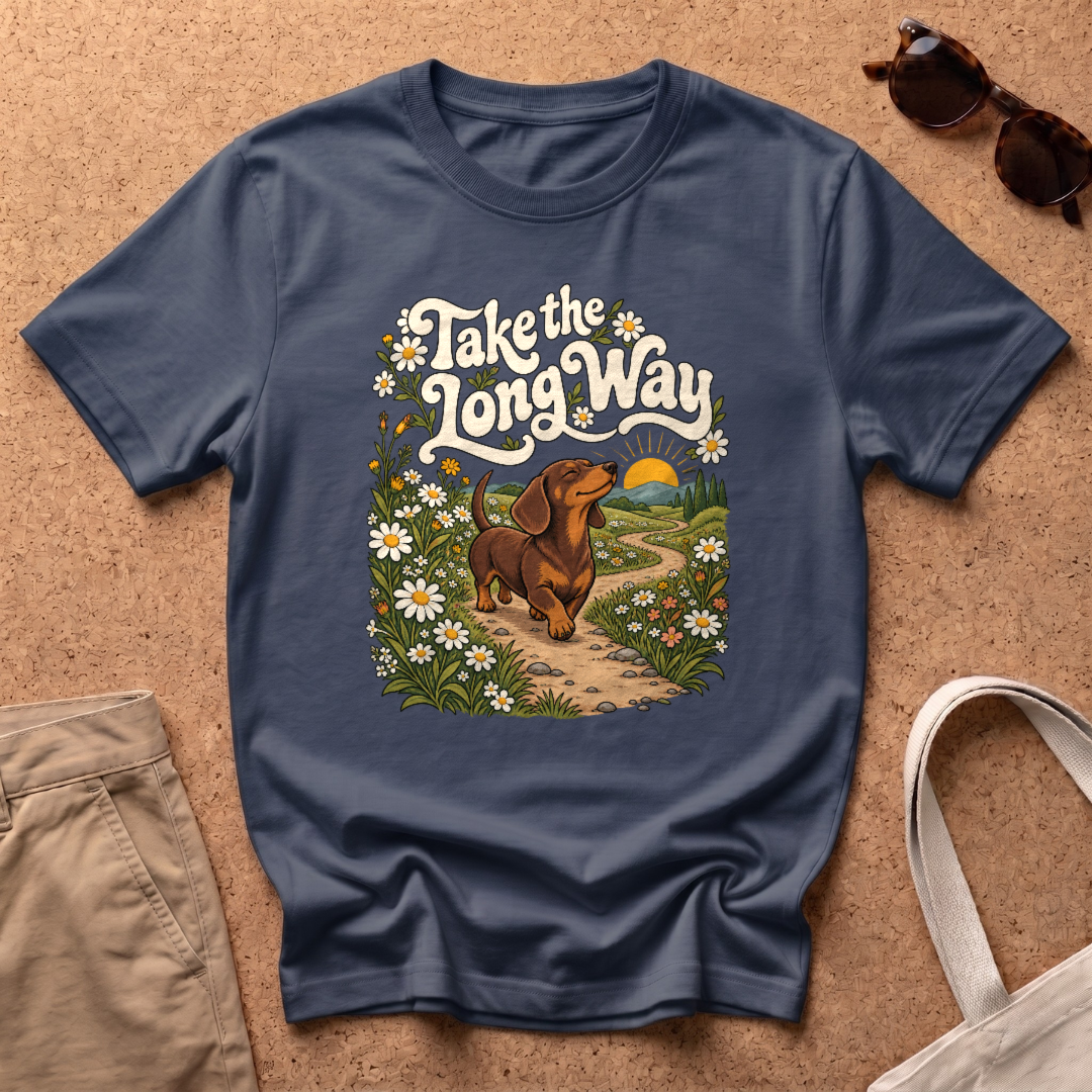 The Long Way T-Shirt - Navy