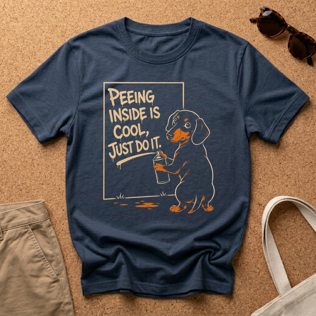 Peeing Inside Graffiti T-Shirt