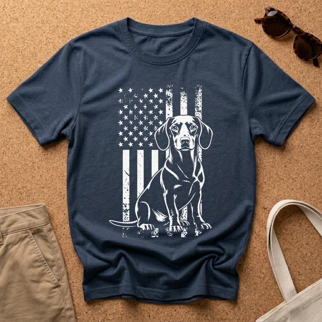 Dachshund Flag T-Shirt