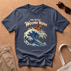 The Great Wave T-Shirt - Navy