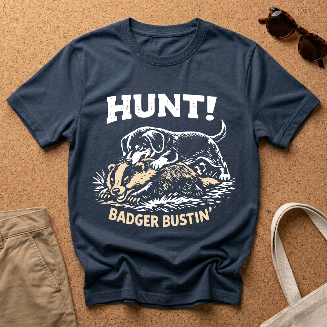 Hunt! Badger Bustin' T-Shirt