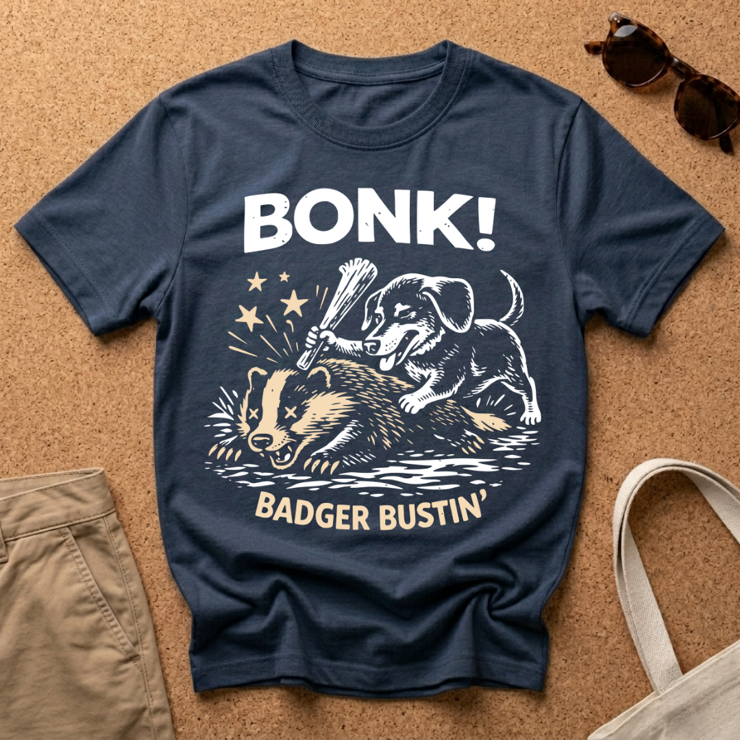 BONK! Badger Bustin' T-Shirt