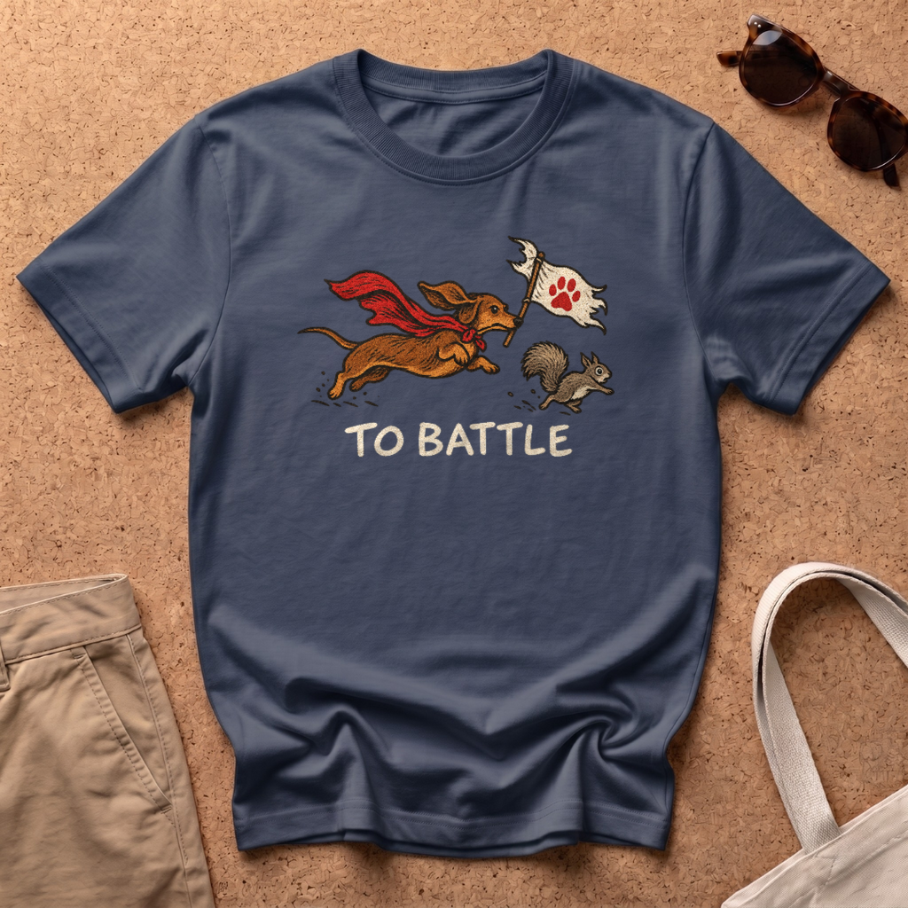 To Battle T-Shirt - Navy