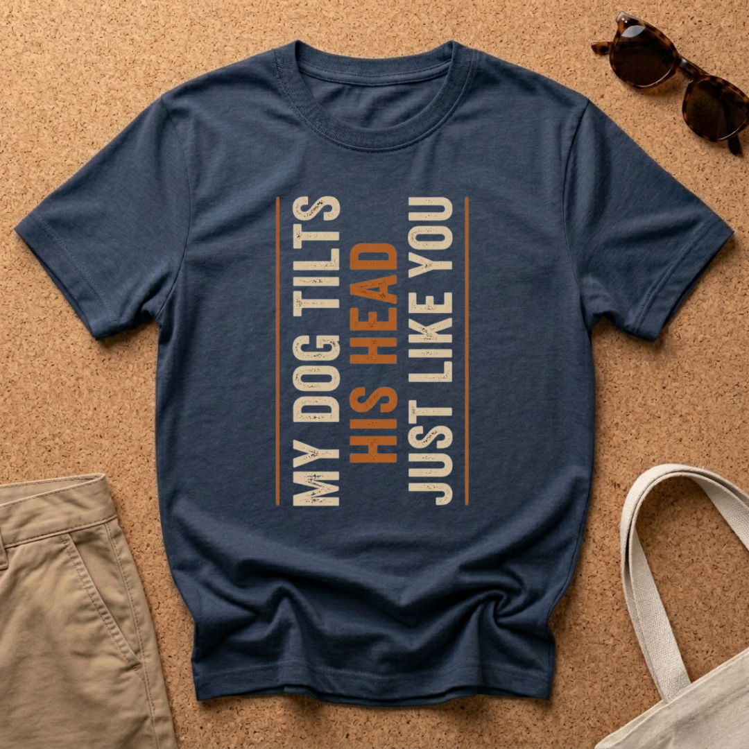 TILTED DACHSHUND T-Shirt