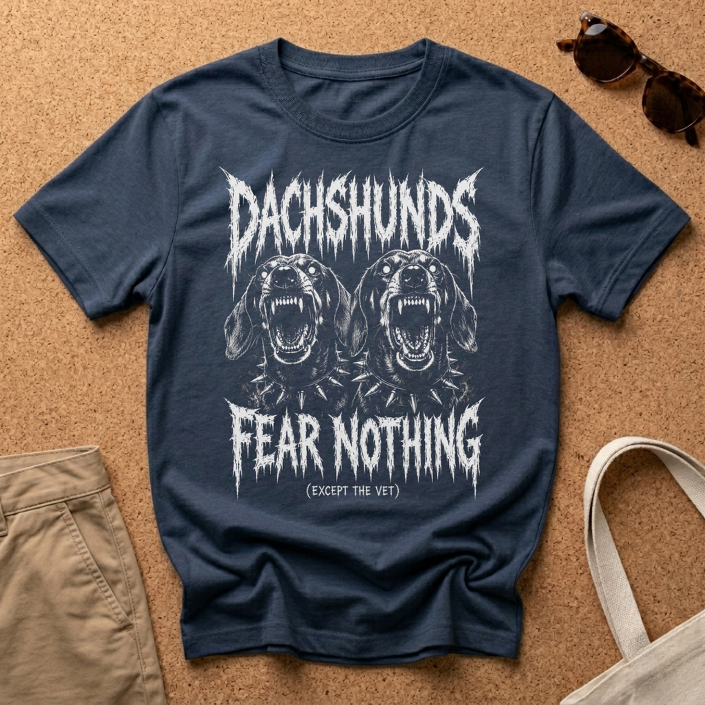 Dachshunds Fear Nothing T-Shirt