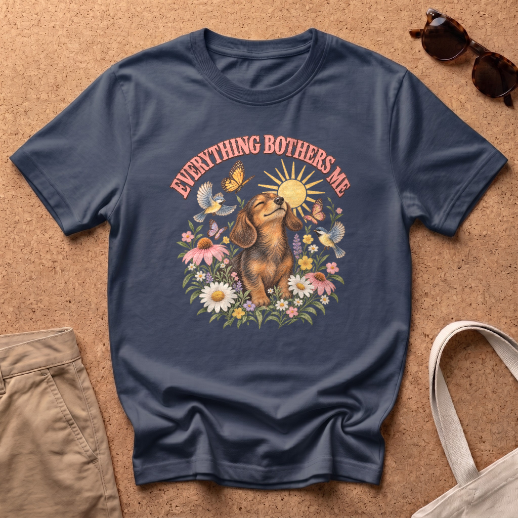 Everything Bothers T-Shirt - Navy