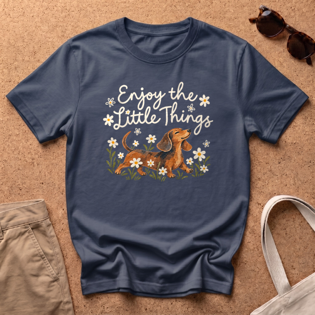 Enjoy Little Things T-Shirt - Navy