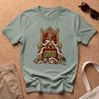 Dachshund Throne T-Shirt - Sage