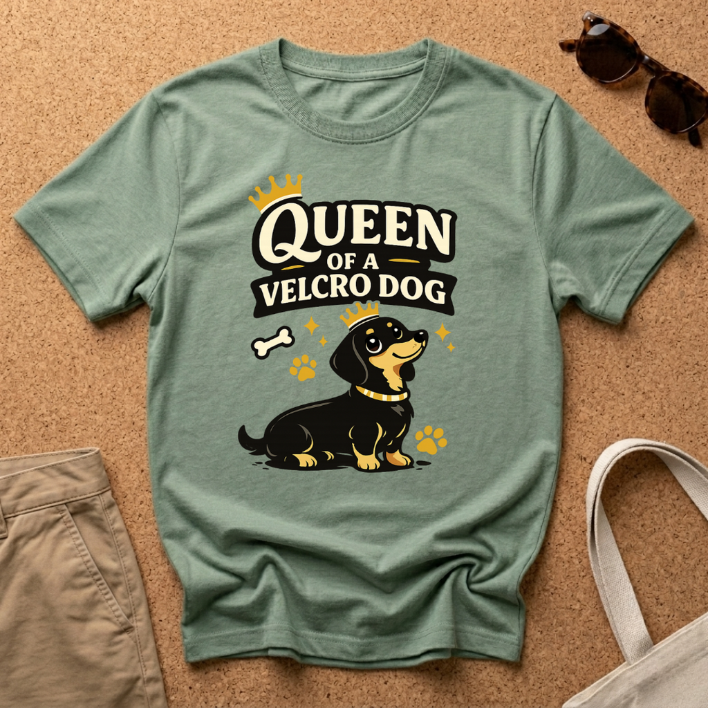 Queen of a Velcro Dog T-Shirt
