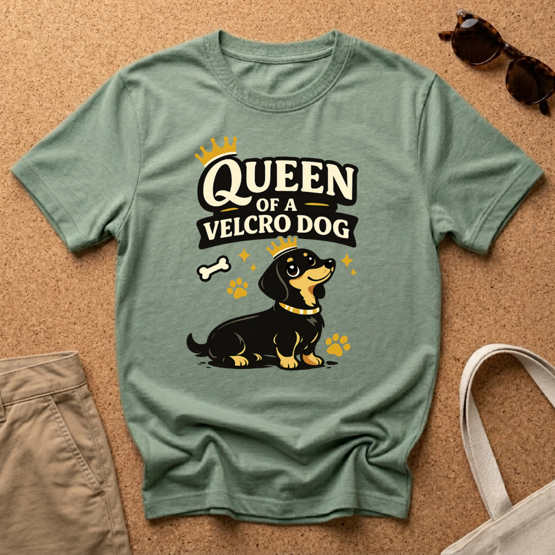 Queen of a Velcro Dog T-Shirt