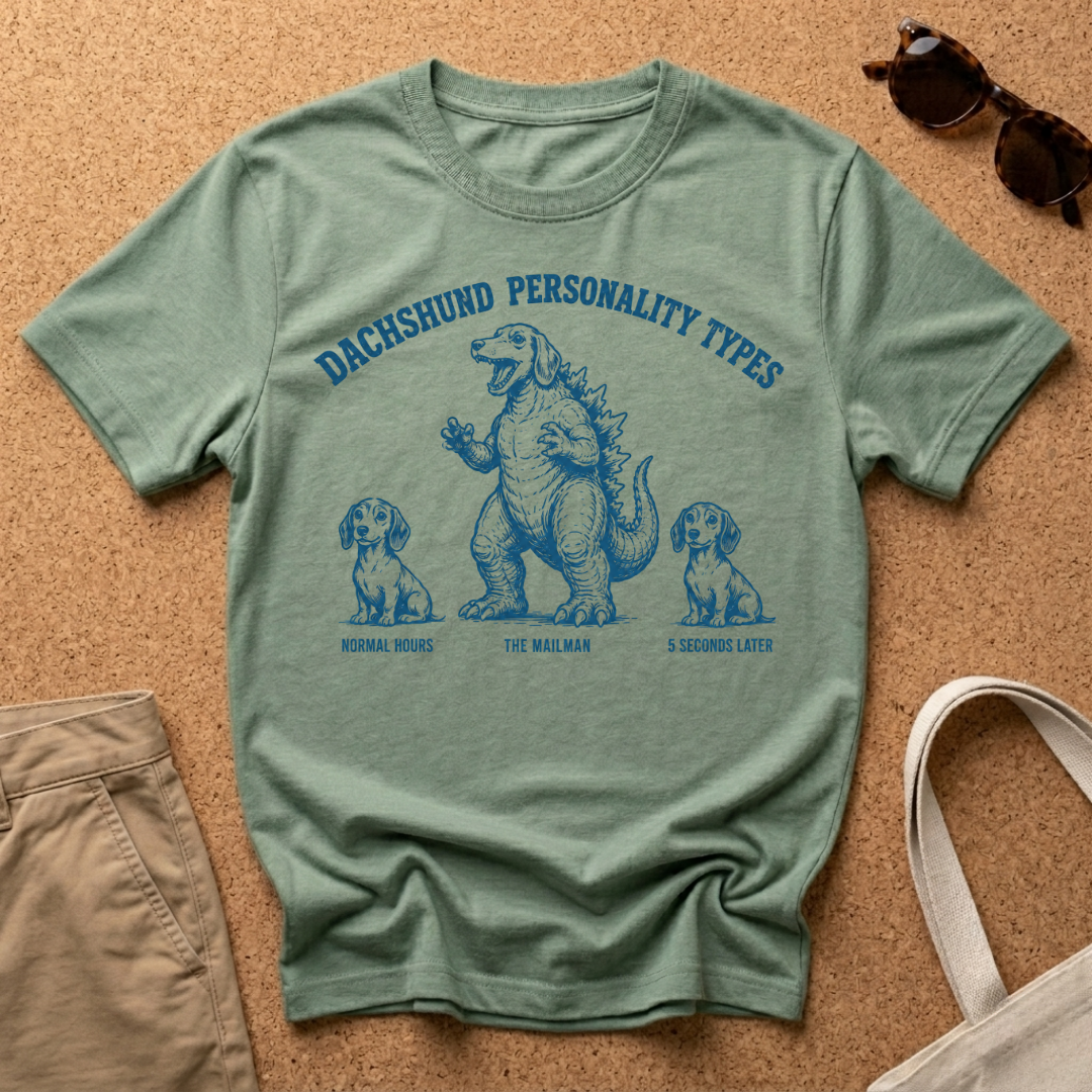 Dachshund Personality Types T-Shirt