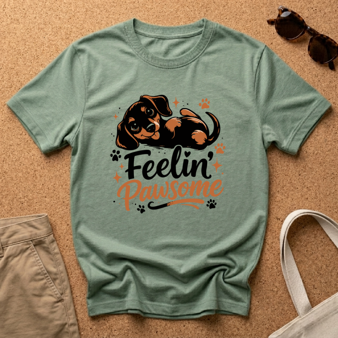 Feelin Pawsome T-Shirt