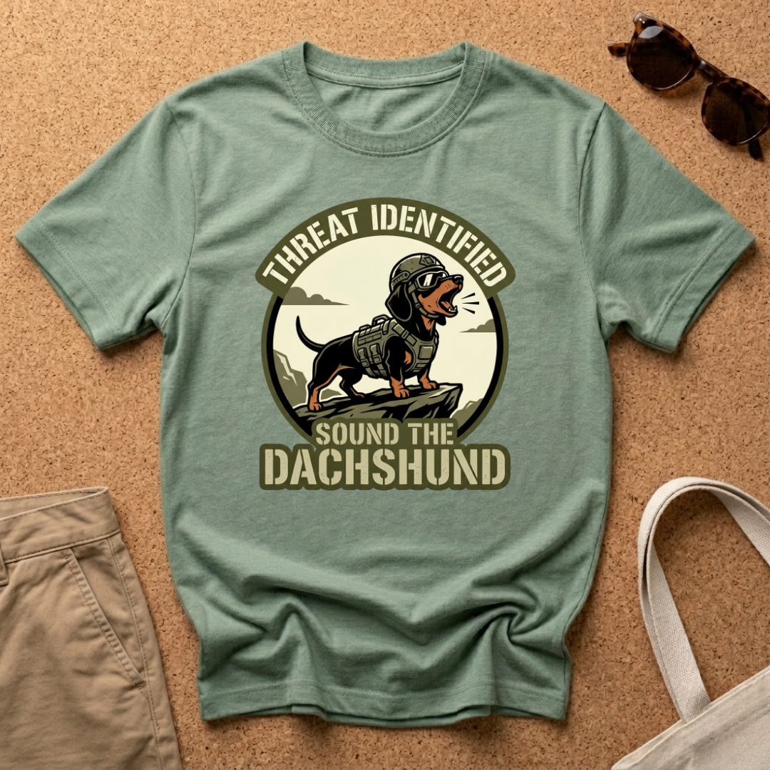 Sound The Dachshund Commando T-Shirt
