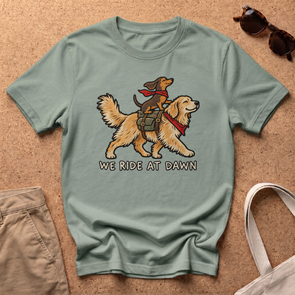 We Ride T-Shirt - Sage