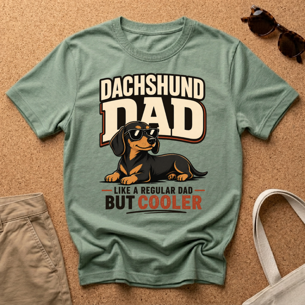 Cool Dachshund Dad T-Shirt