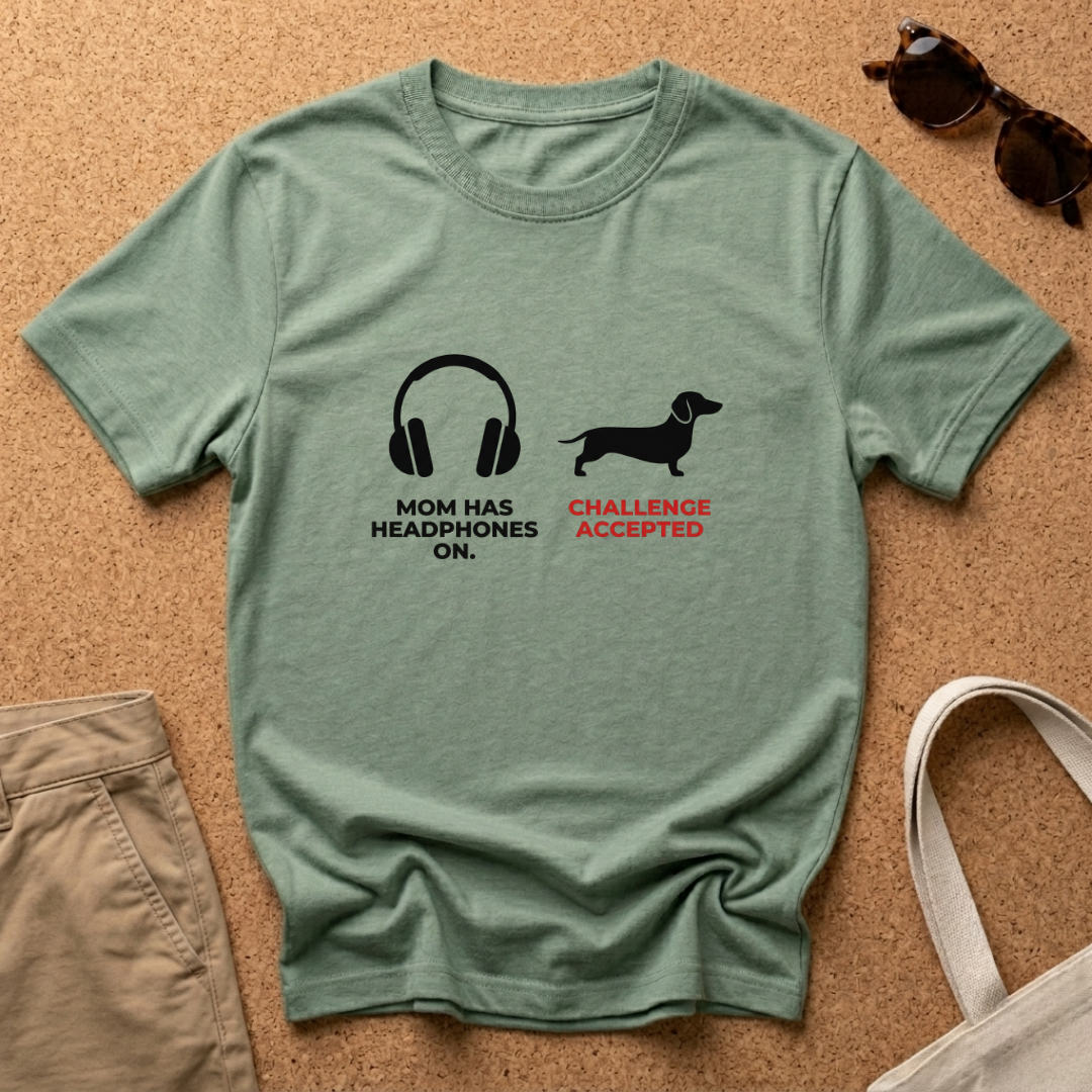 Headphones Challenge Accepted T-Shirt
