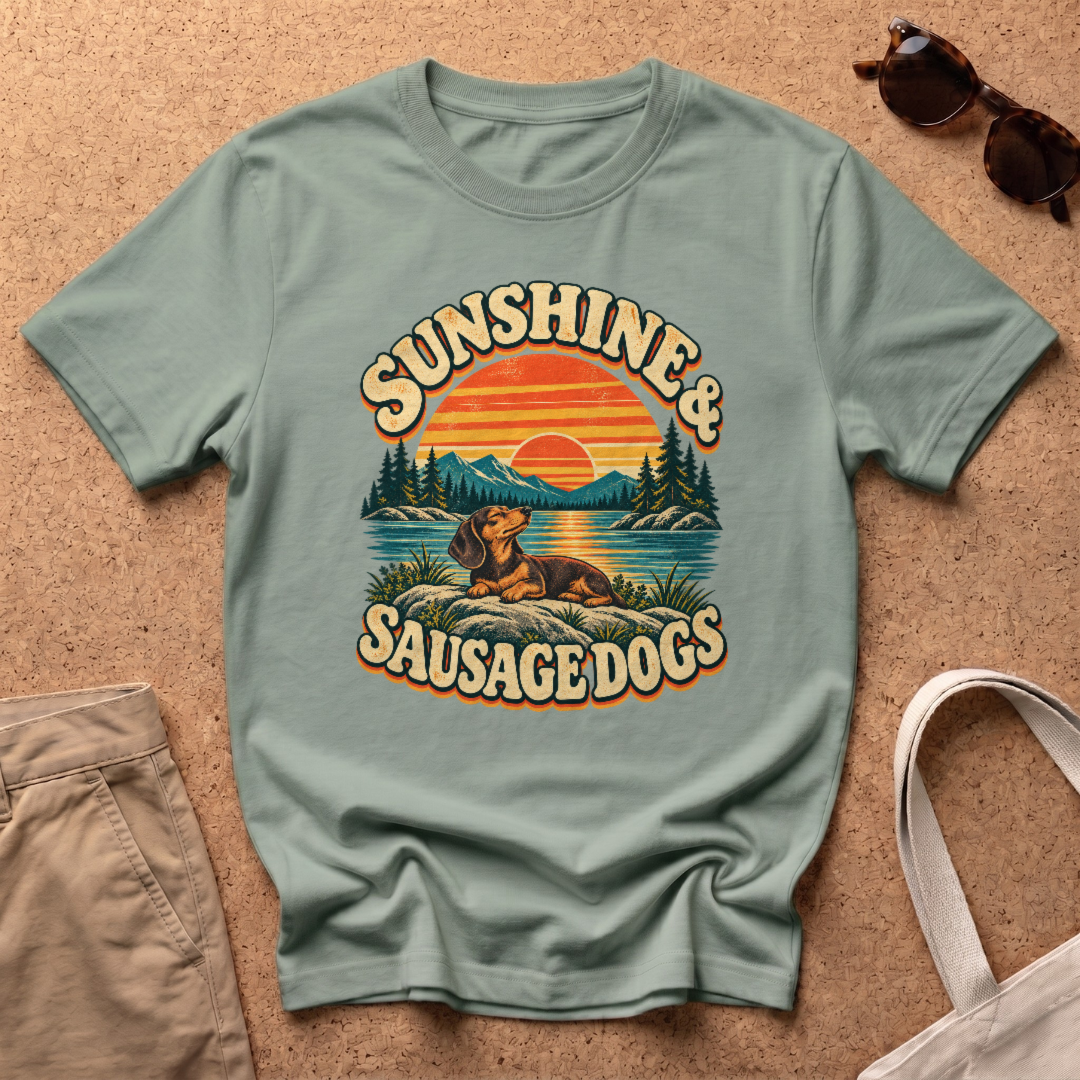 Sushine Sausage T-Shirt - Sage
