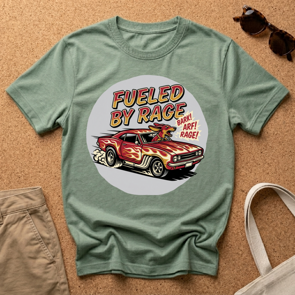 Fueled By Rage and Hotwheels T-Shirt