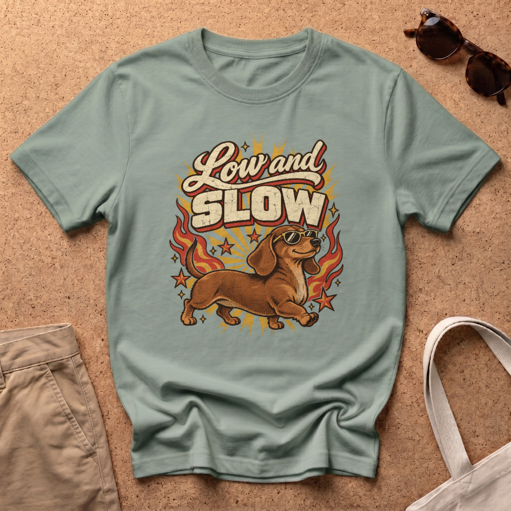 Low and Slow T-Shirt - Sage