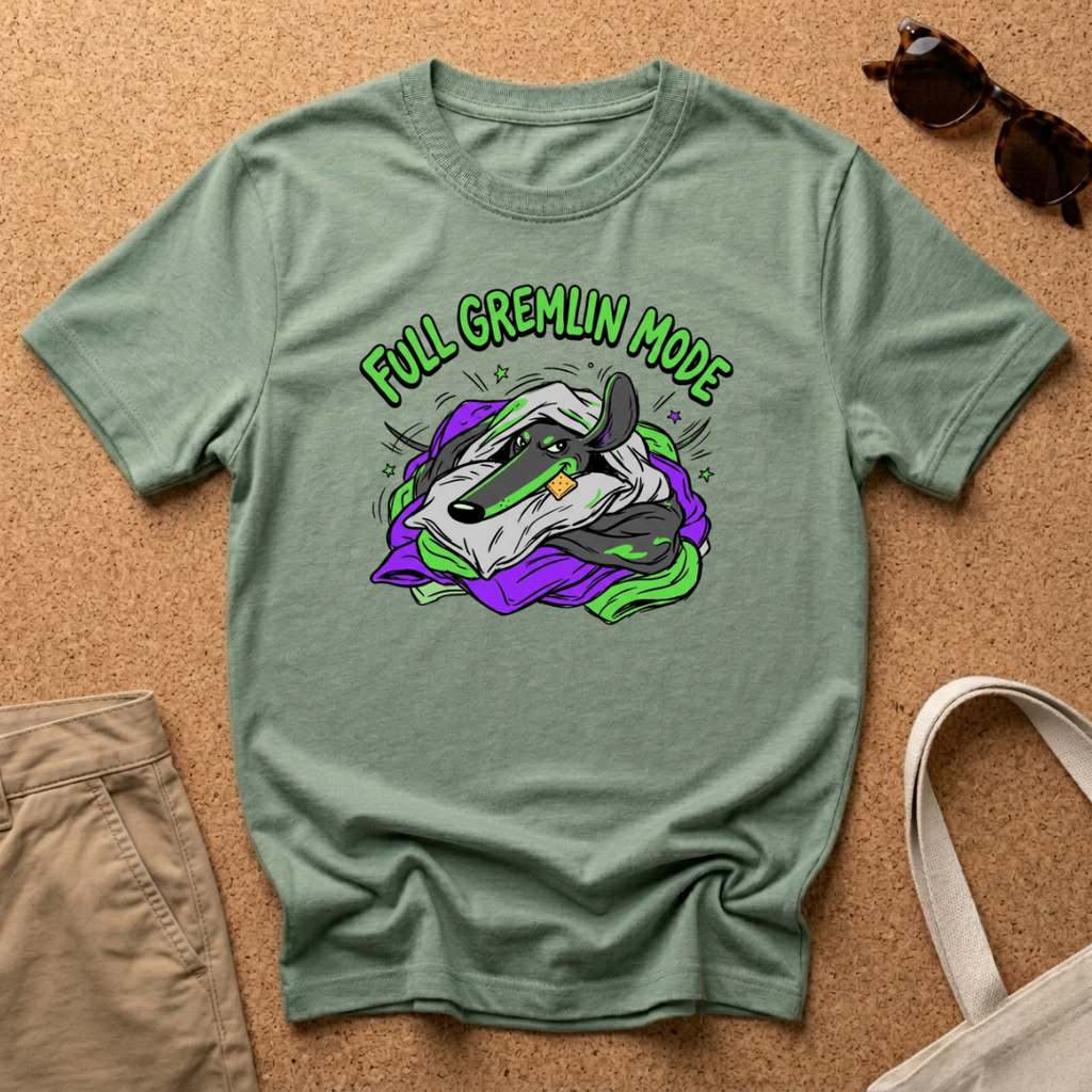 Gremlin Mode Green T-Shirt